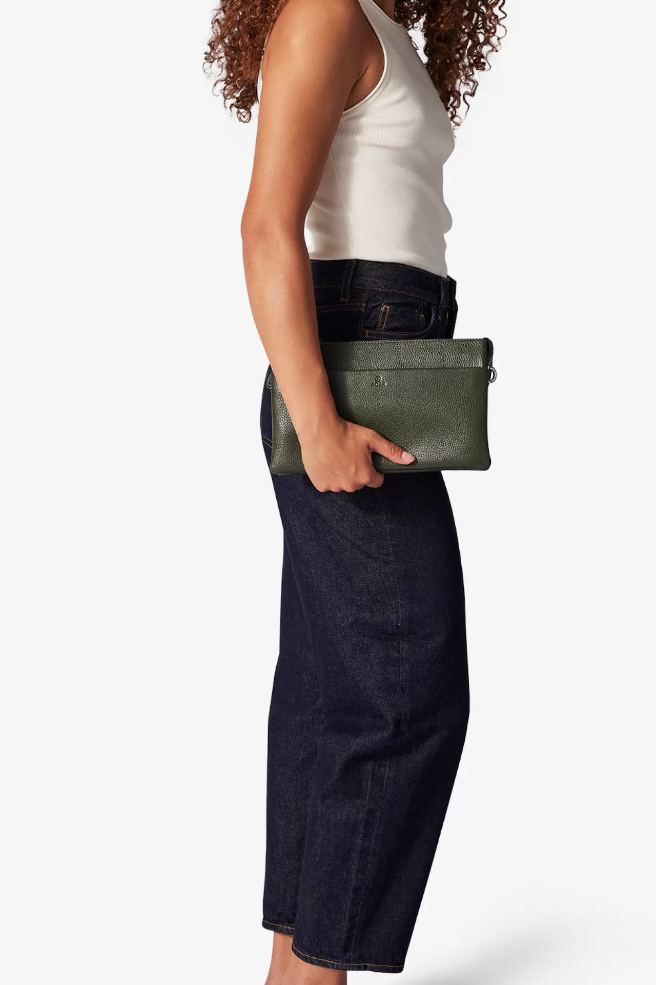 Adax Shop Cormorano combi clutch Jasmina Leaf green*Women Clutch