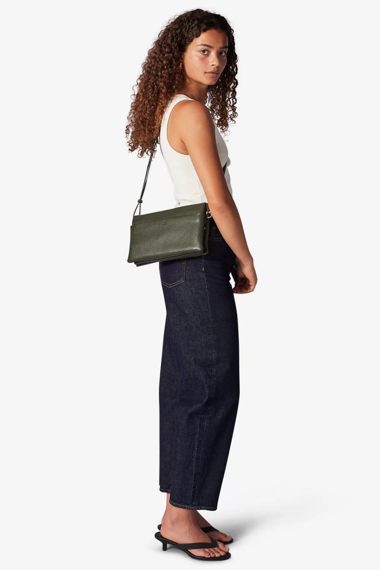 Adax Shop Cormorano combi clutch Jasmina Leaf green*Women Clutch