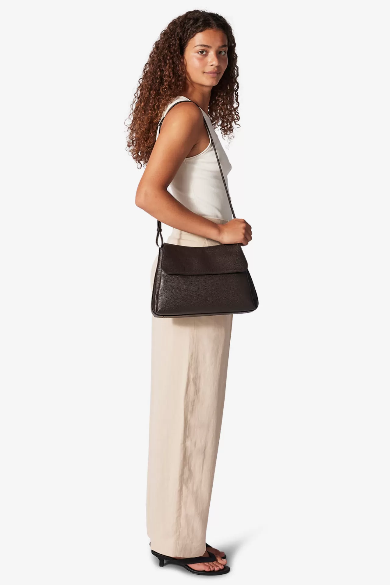 Adax Shop Cormorano shoulder bag Ilsa Dark brown*Women Work & School | Crossbody