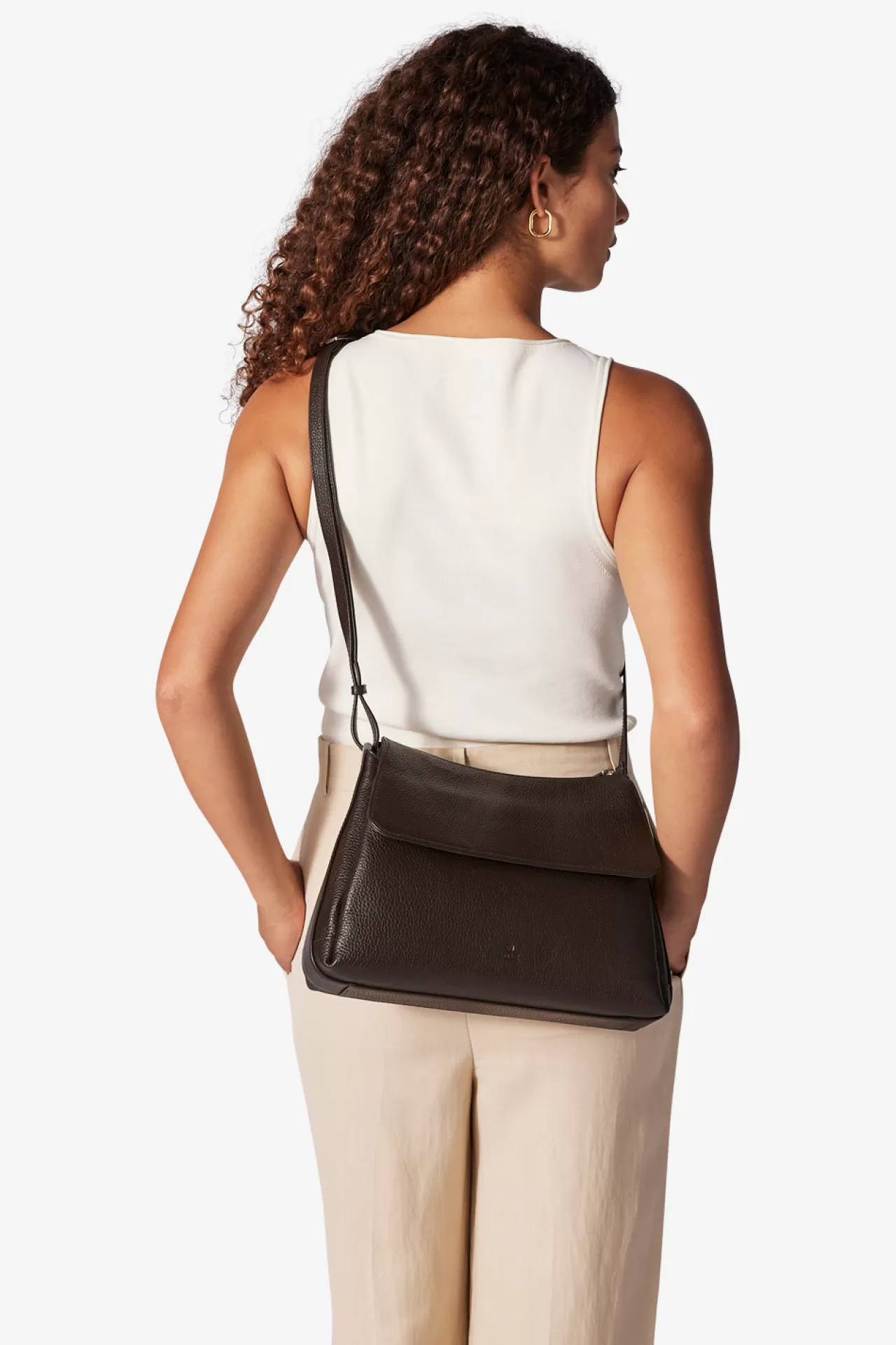 Adax Shop Cormorano shoulder bag Ilsa Dark brown*Women Work & School | Crossbody