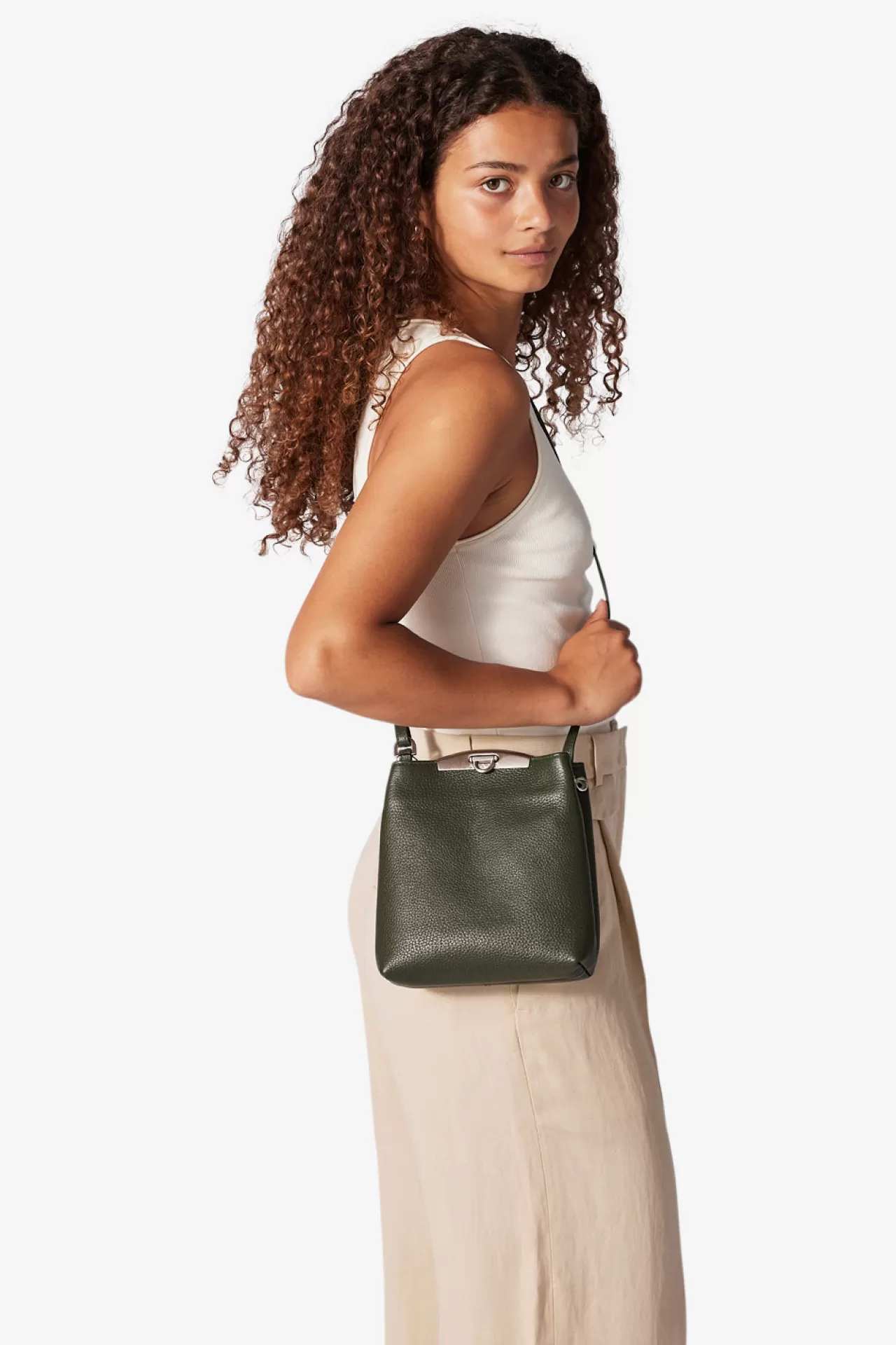 Adax Shop Cormorano shoulder bag Vilma Leaf green*Women Shoulder Bags